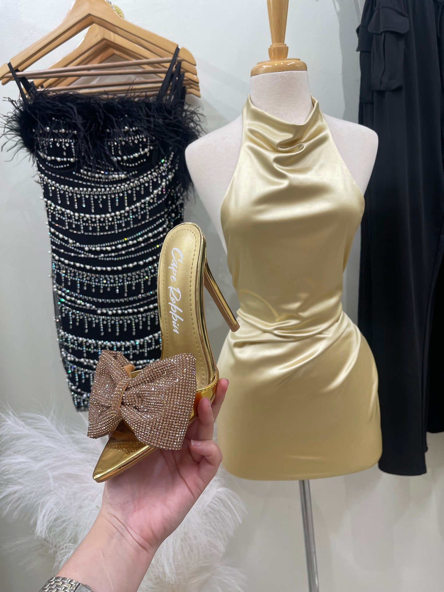 Tiana Gold Dress