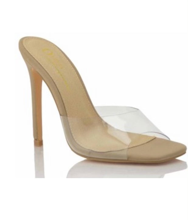 Nude Clear Heels - esmiimoda